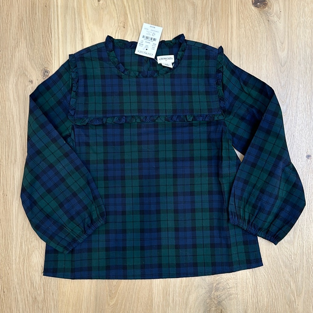 New j crew girls top size 6-7